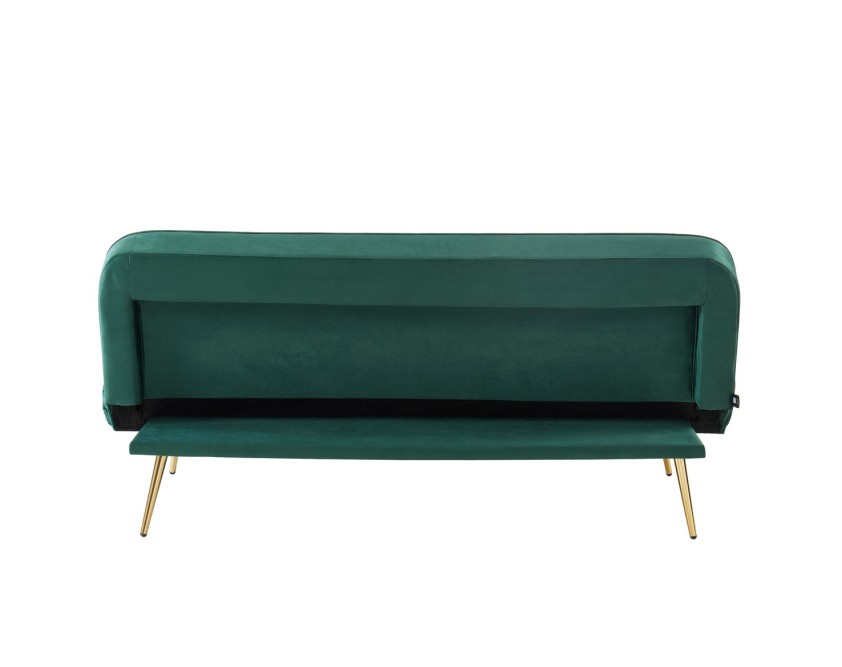 AROMA bench green velvet 3-seat convertible AROMA bench green velvet 3-seat convertible