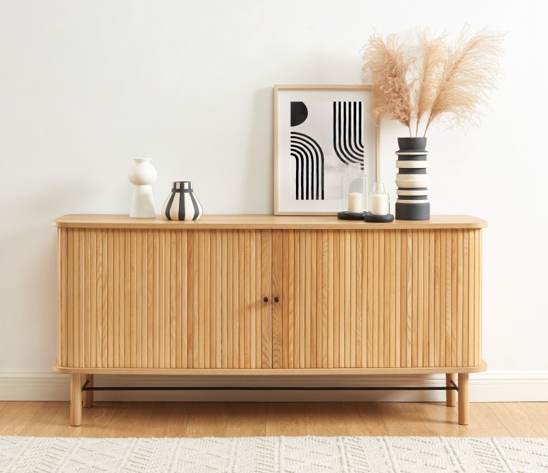 ERNEST ash tambour door buffet