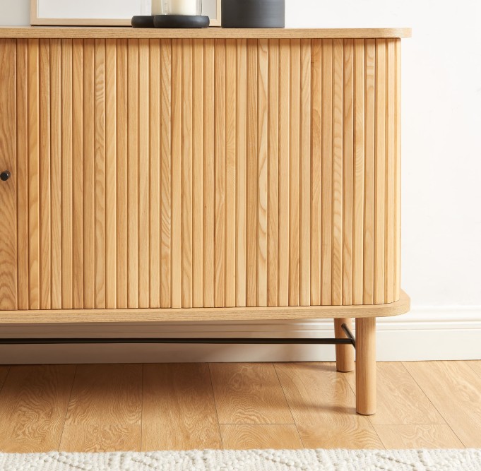 ERNEST ash tambour door buffet