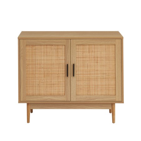 AMANA rattan cane 2-door buffet 35.43 inches